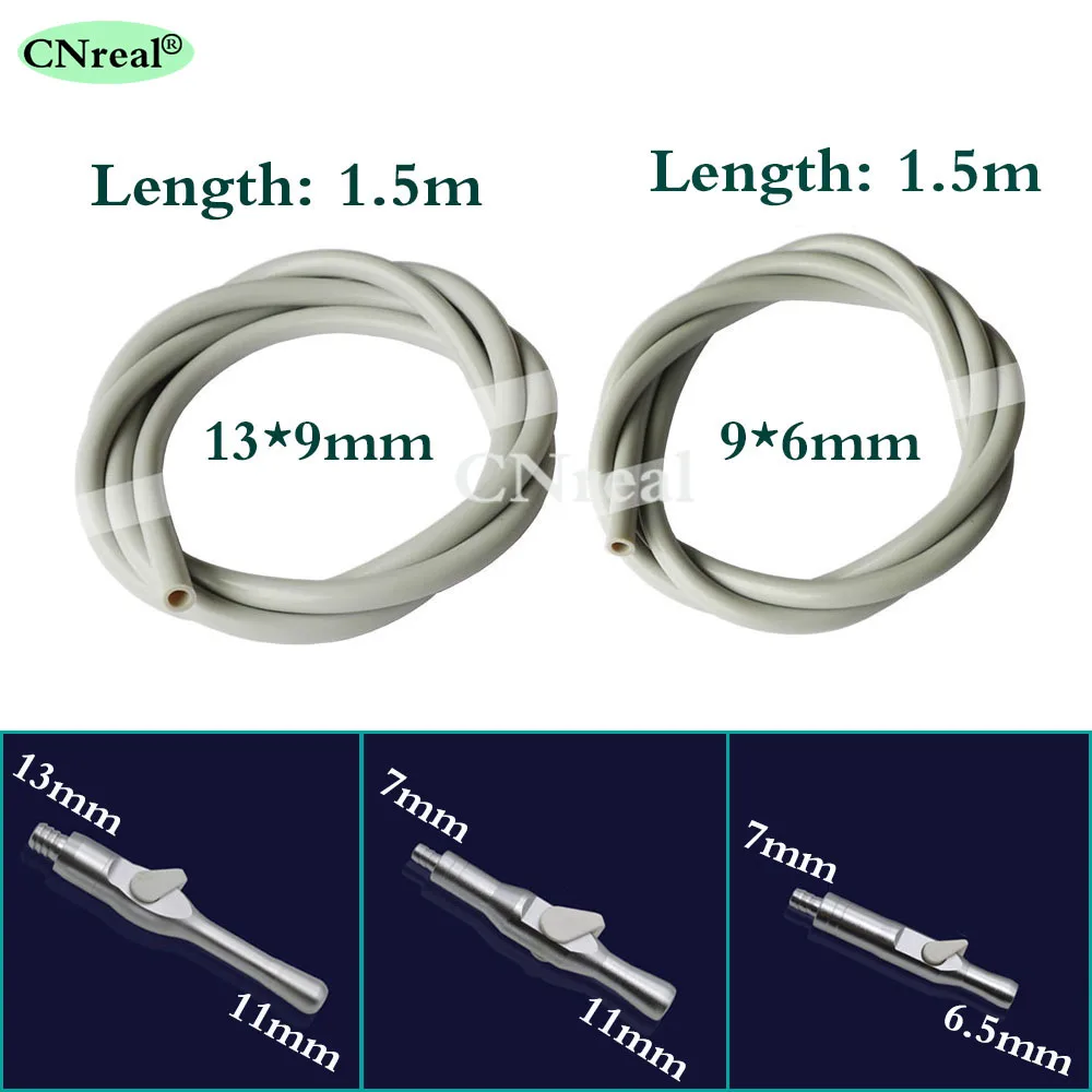1 piece Dental Silicone Suction Tube Hose (2 types) & Saliva Ejector
