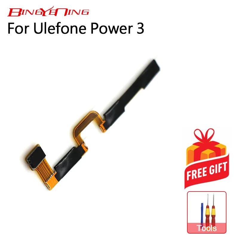 BingYeNing основной для Ulefone power 3 мощность вкл/выкл+ Громкость FPC клавиша вверх/вниз гибкий кабель FPC