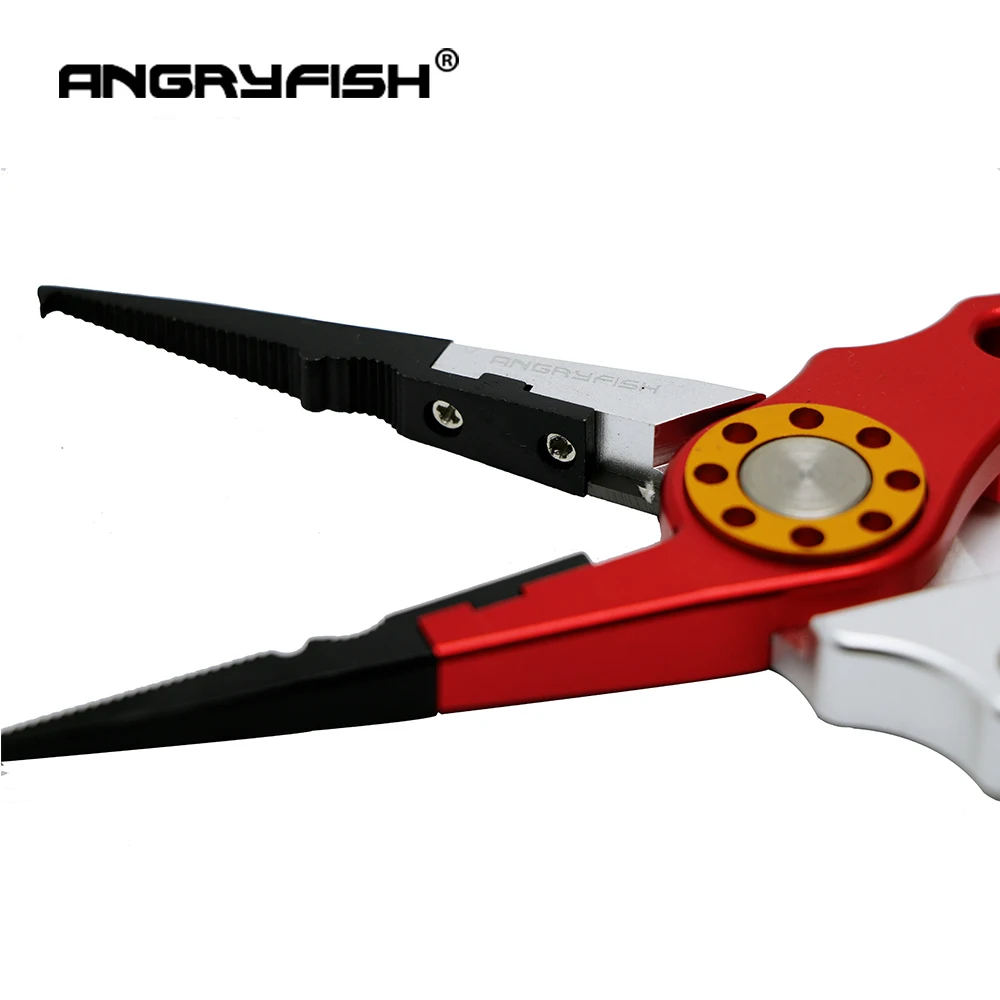ANGRYFISH L2 Алюминий рыболовный инструмент Разделение резаки рыболовные крючки для снятия рыболовный Зажим снасти синий/серебристый