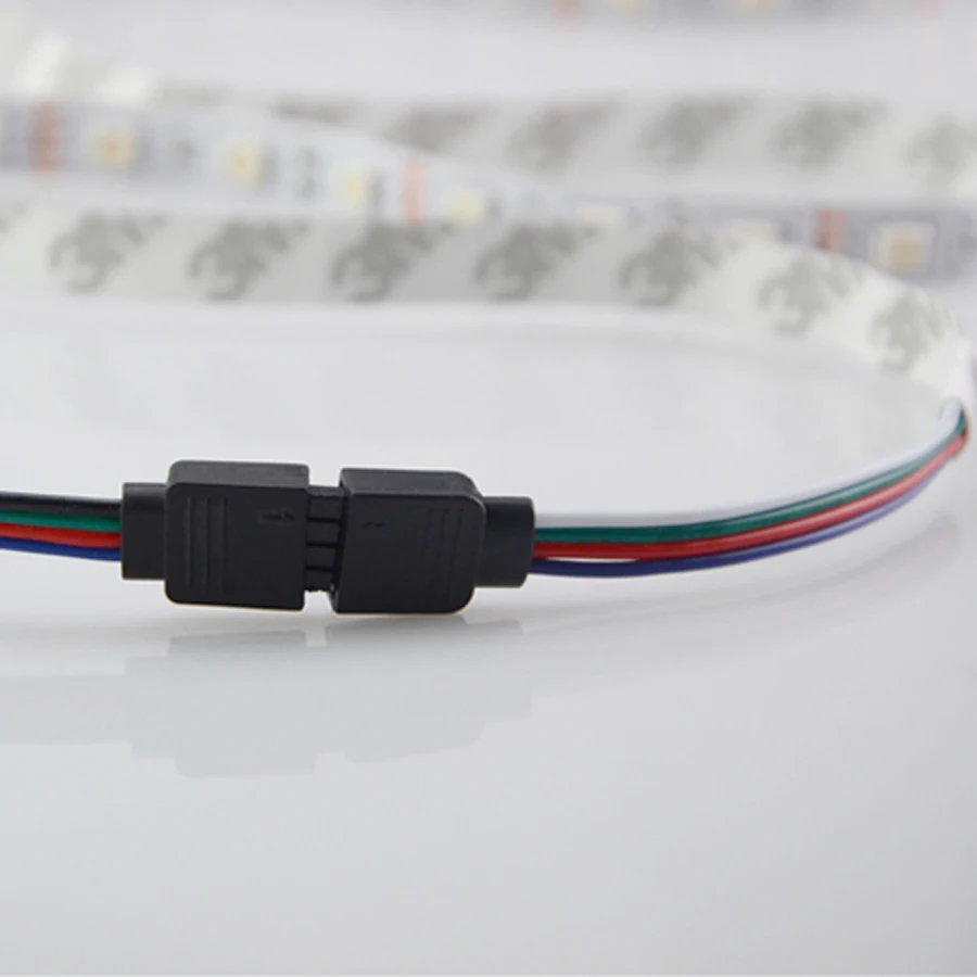 Светодиодная лента AmmToo 5 шт. 4 контактный RGB провод кабель без пайки подключается к