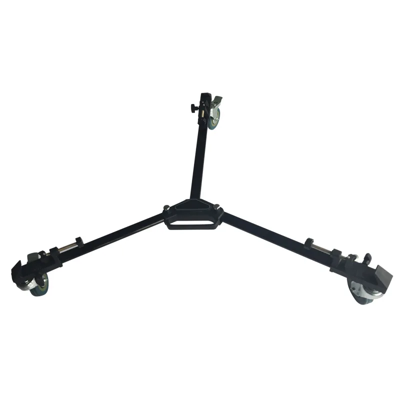 Photography Professional Heavy Duty Tripod Dolly with Rubber Wheels and Adjustable Leg Mounts for Canon Nikon Sony DSLR Cameras