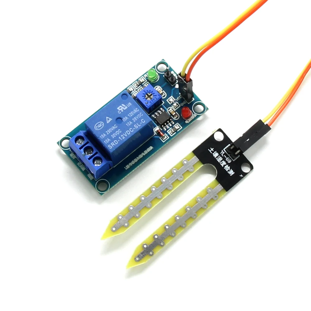DC 12V Soil Moisture Sensor Relay Wide range Control Module Automatic