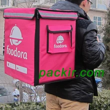 PK-65D: теплоизоляция пиццы Термоизолированный рюкзак, сковорода, сумка для пиццы, держать горячей, боковая+ верхняя загрузка, 1" L x 12" W x 1" H