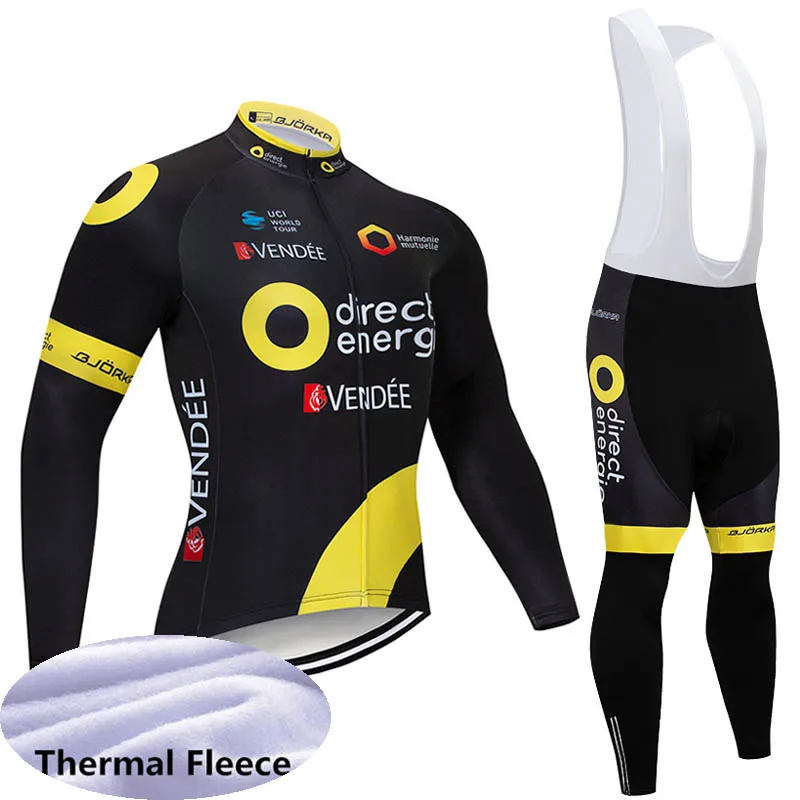 YQ511 New Mens Cycling Mtb Winter Thermal Fleece long sleeve jersey Bib Pants K