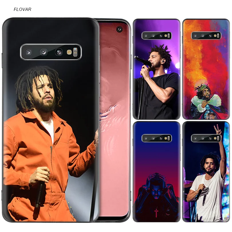 

J COLE Hip hop Case For Samsung Galaxy A6 A8 J4 J6 Plus A7 A9 J8 2018 Note 9 8 Mobile Phone Bag Cover Black
