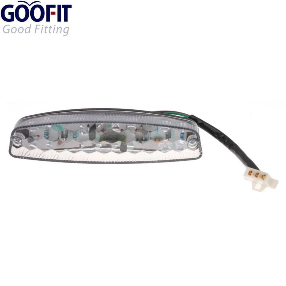 

GOOFIT LED Rear Tail Brake Lights for 50cc 70 Cc 90cc 110cc 125cc 150cc ATV Quad TaoTao Roketa Baja Sunl Jonway J065-002
