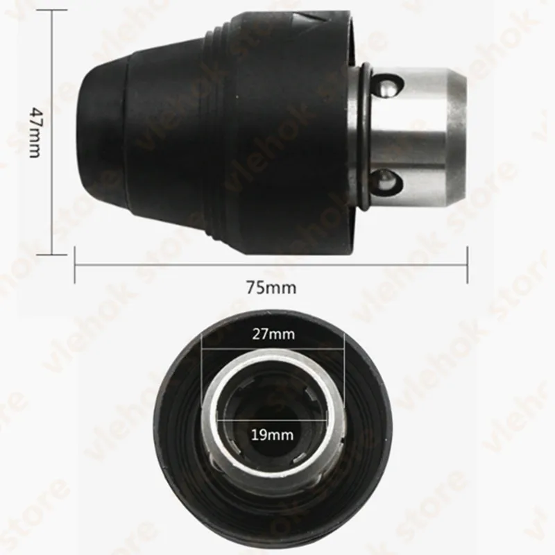 

SDS Drill chuck Replacement for BOSCH GBH2-26DFR GBH 2-26 DFR GBH2-26 GBH 4-32 DFR GBH3-28 36V GBH36VF Power Tool Accessories