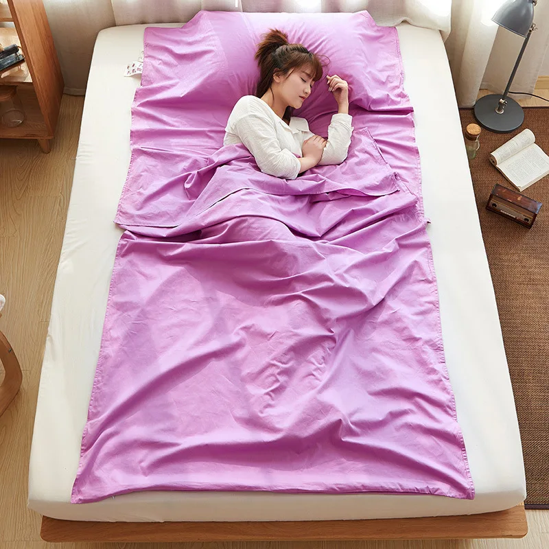 Переносные спальные мешки FUTON 5 цветов для взрослых все простыня кемпинга