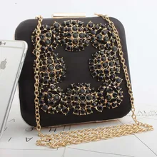 Moda Mulheres Evening Clutch Bags Lady Bolsas de Ombro Embreagens Dia Saco de Diamantes Real Carteira Clássica Bolsa bolsa feminina