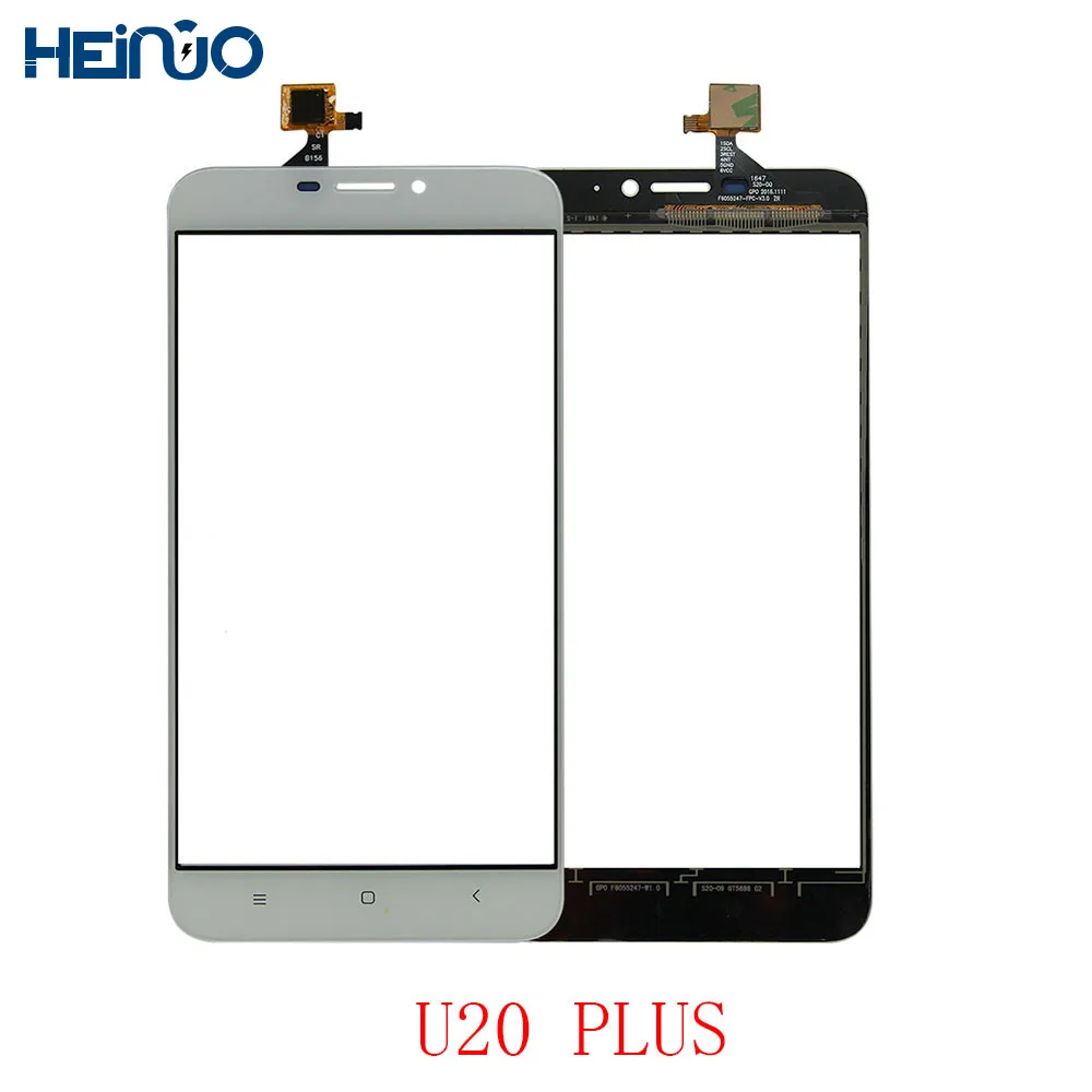 5.5'' For Oukitel U20 Plus Touch Panel Screen Digitizer Front Glass TP U20Plus U20+ Sensor Lens Free Adhesive | Мобильные