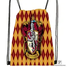 Custom Harry Potter Gryffindor Drawstring Backpack Bag Cute Daypack Kids Satchel Black Back 31x40cm 180611 01
