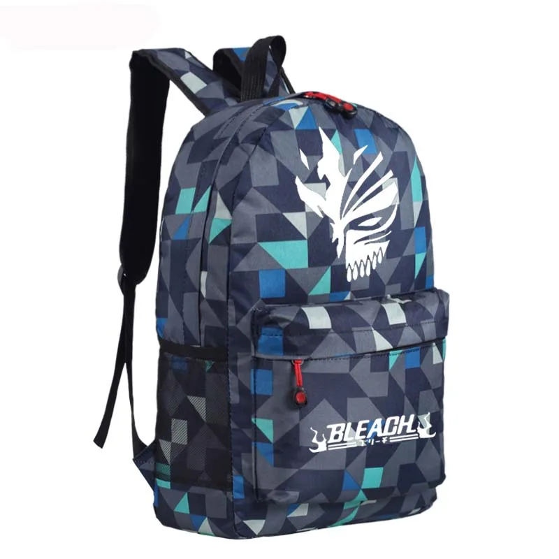 

New Ichimaru Gin Backpack Anime Kurosaki Ichigo Cosplay oxford Schoolbags Fashion Unisex Travel Bag