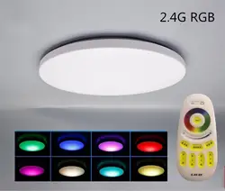 2018 новый RGB затемнения 33 Вт 20 Вт светодио дный светодиодный потолочный светильник В 245-165 В Современная гостиная кровать столовая кухня фойе