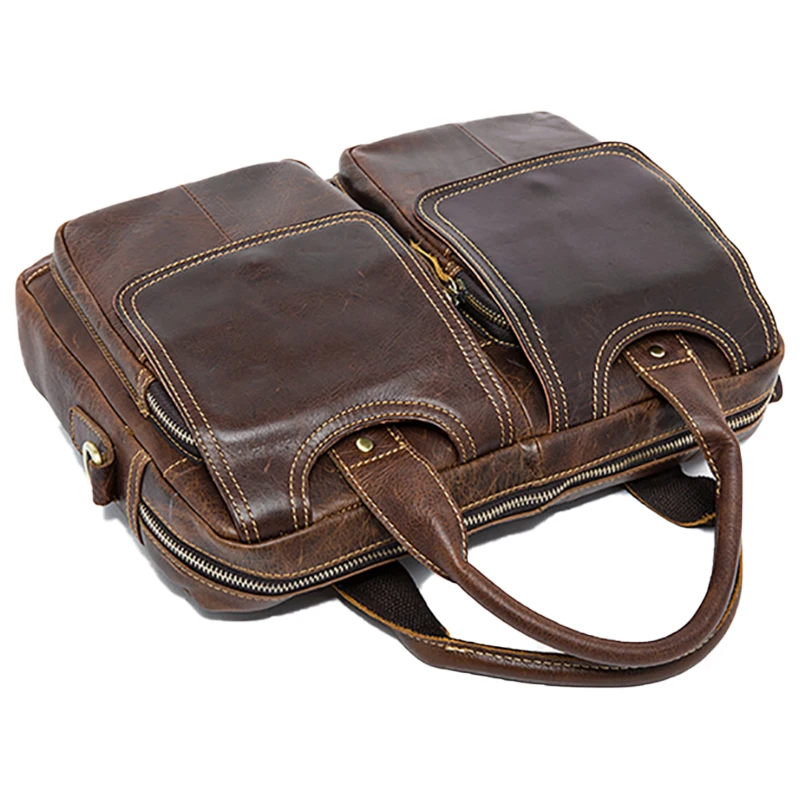 Bag Men's Briefcase Genuine Leather Bags for Men Messenger Bag Men Leather Laptop Bags Men's Briefcase with Handle Handbag 8002 Bag Men's Briefcase Genuine Leather Bags for Men Messenger Bag Men Leather Laptop Bags Men's Briefcase with Handle Handbag 8002
