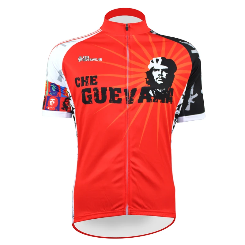 New Red Pioneers Che Guevara Alien SportsWear Mens Cycling Jersey Clothing Bike Shirt Size 2XS TO 5XL | Спорт и развлечения