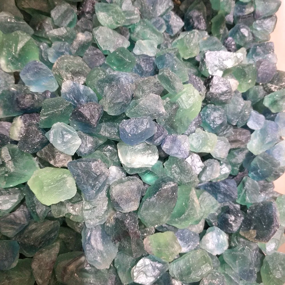 500 г натуральный цветной флюоровой камень-сырец для украшения дома свадебное