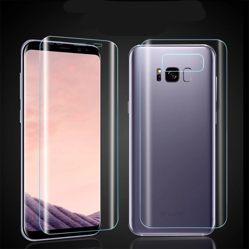 Полное покрытие мягкая ТПУ нано настоящая Гидрогелевая пленка для samsung Galaxy S10 S9 S8 S7 S6 edge Plus Note 9 8 FE 7 Защита экрана прозрачная