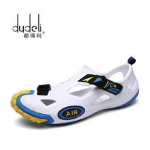 DUDELI/Летняя обувь; мужские сандалии; шлепанцы; мужские пляжные сандалии; Цвет Черный; мужские шлепанцы Zapatillas Hombre Sapato Masculino