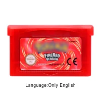 

Pokemoon FireRed 32 Bit Video Game Cartridge Console Card EU Version English