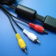 1,8 м ПВХ AV видео аудио кабель Замена для Playstation/PS 1/2/3 игровой кабель для ТВ