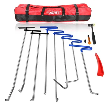

WHDZ PDR Rods 11pcs Auto Body Dent Repair Hail Damage Removal Tools PDR Rods Tool for Auto Body Dent Removal PDR Rods Hook
