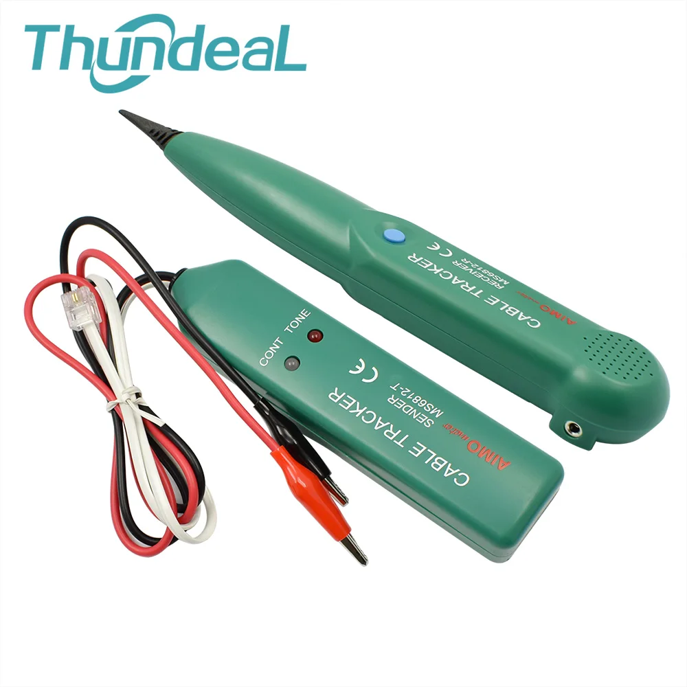 comprar Original AIMO MS6812 Fio Tracer Telefone LAN Rede Cable Tester para UTP STP Cat5 Cat5E Cat6 RJ45 RJ11 Kits de Ferramentas com Saco