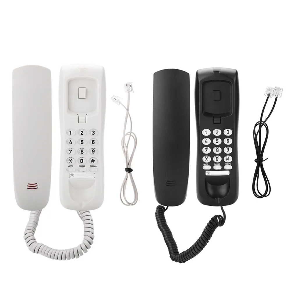 

Home Hotel Wired Desktop Wall Phone Office Landline Telephone Black White Optional telefono fijo