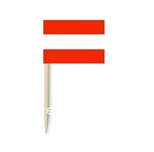 

DHL free shipping Factory wholesale 65mm Banner /Advertising /Promotional Flag (toothpick flag)-Austria flag