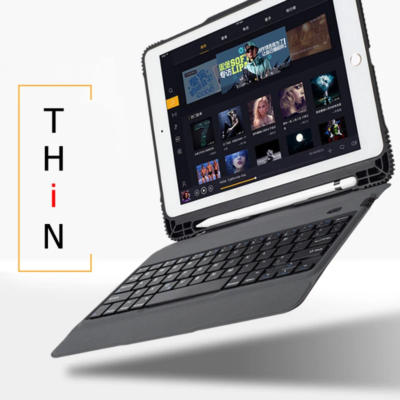 Чехол для iPad Pro 10 5 чехол A1701 A1709 ультра тонкий беспроводной Bluetooth клавиатура Air 3