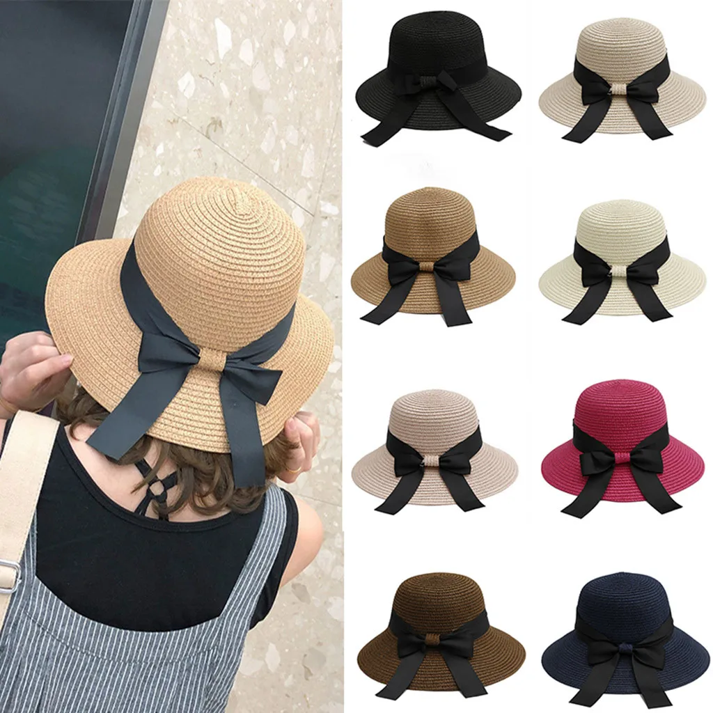 Модные женские шляпы 2019 Солнцезащитная шляпа с защитой от УФ лучей Упакованные и стильные широкие летние шляпы