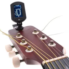 1 шт. регулируемый электронный цифровой гитарный тюнер антипомех зажим для гитары-на хроматической скрипки инструмент для настройки частей