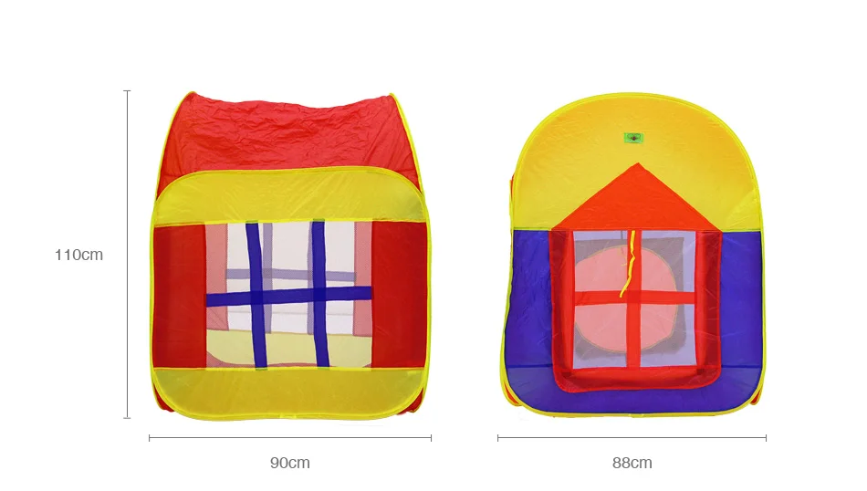 Enjoybay красочная складная детская палатка игры в помещении и на открытом воздухе легко складывается игровой дом портативная детская складная палатка для детей