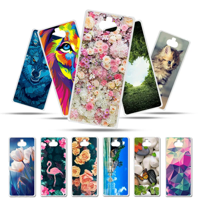 

Bolomboy Painted Case For Sony Xperia 10 Plus Case Silicone Soft TPU Cases For Sony Xperia 10 XA3 Cover Wildflowers Cute Animal