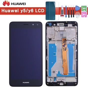 

For Huawei Nova Young 4G LTE / Y6 2017 / Y5 2017 MYA-L11 MYA-L41 LCD DIsplay + Touch Screen Digitizer Assembly With Frame