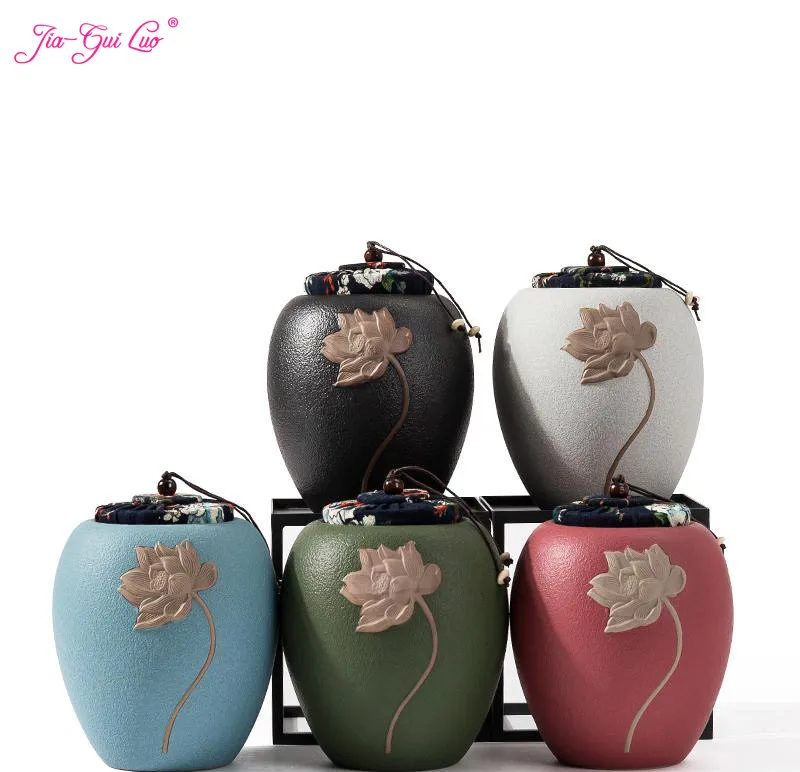

China Ceramic Tea Boxes Carefully designed landscapes in include dried fruits and rare herbs, moisture-proof, waterproof
