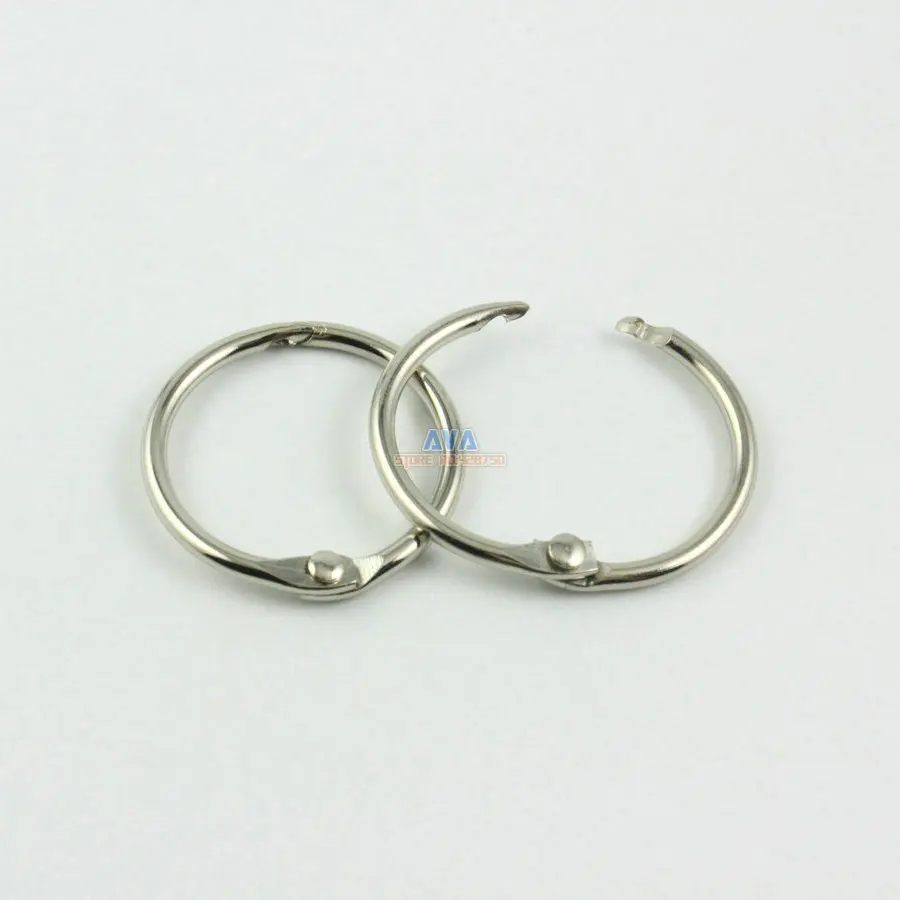 25mm Metal Curtain Rings Curtain Open Rings Sliding Hook 50 Pieces