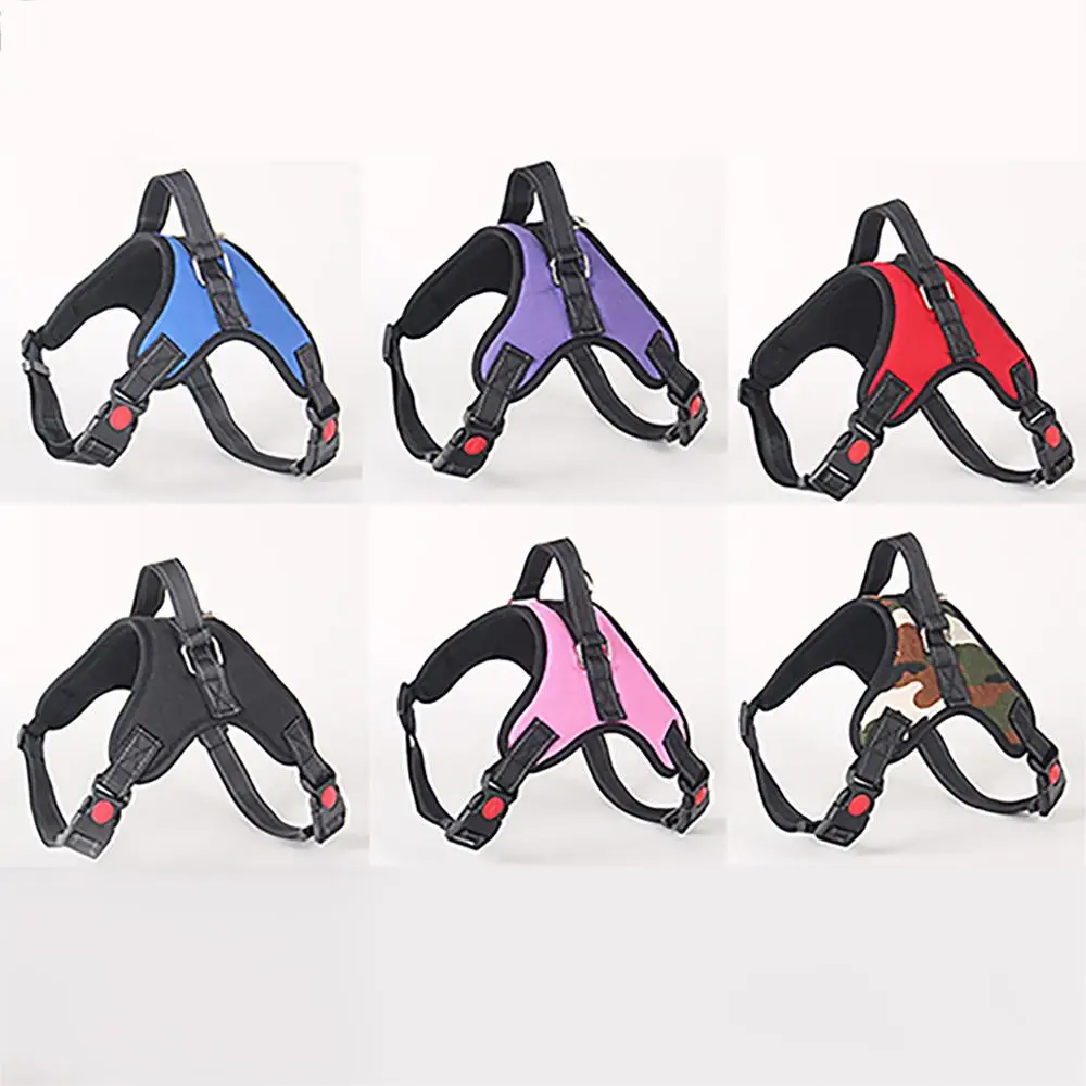 

Pet No Pull Mesh Harness Soft Breathable Pet Walking Vest Walk Out Hand Strap Collar Easy Control Harness Safety Adjustable