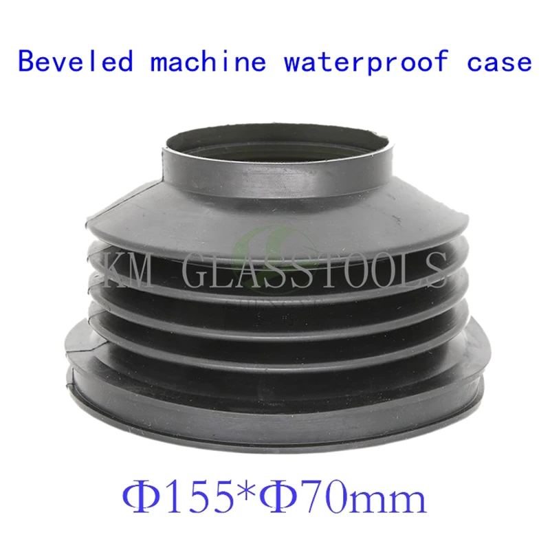 

Glass beveling machine waterproof cover 155*70mm, water tank black rubber cover, Li Aoda edge grinding machine parts.