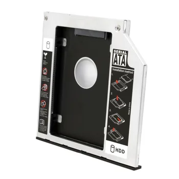

Chenyang SATA 22pin HDD HD Hard Disk Drive Caddy Case for 12.7mm Universal Laptop CD / DVD-ROM Optical Bay
