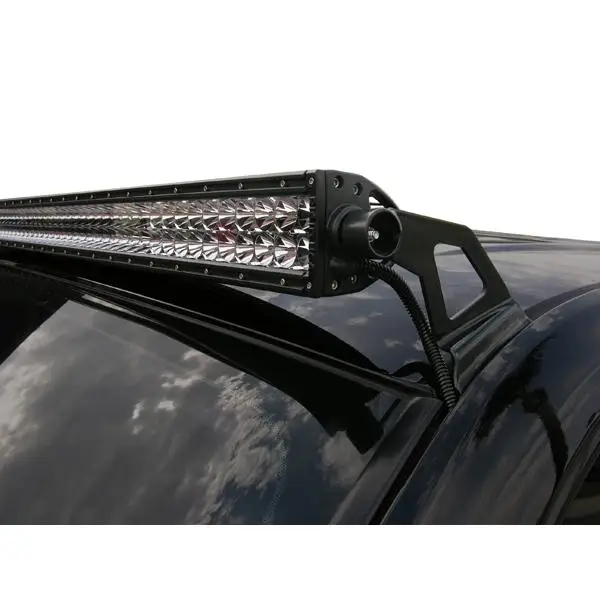 Partol 2x5" прямой светодиодный светильник бар Верхний лобовое стекло кронштейн для крепления на крыше для Chevy Chevrolet Silverado GMC Sierra 1999-2006
