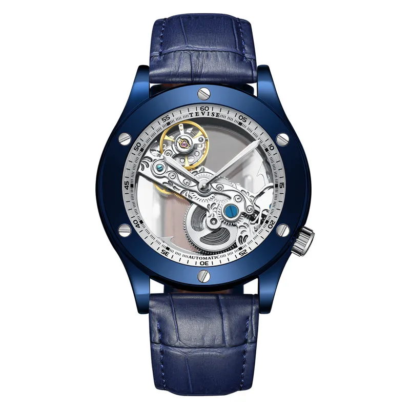 2019 New Famous Brand Fashion Personality Waterproof Hollow Watch Men Automatic Mechanical Wrist Watches mezczyzni ogladac
