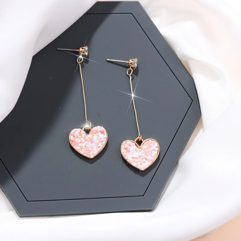 

New Imitation Pearl Heart Leaf Crystal Flower Tassel Star Earrings Geometry Drop Earring For Women Statement Earrings Wholesale