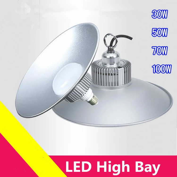 1 шт./лот 30w50w70w100w E27 LED High Bay & Low Lighting Warehouse Light Industrial Замена Halgon Lamp led lights|high bay|led high baylow
