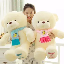 High quality 30CM Pink Blue Teddy Bear With Scarf Stuffed Animals Bear Plush toys Teddy Bear Doll Lovers Birthday Baby Gift New High quality 30CM Pink Blue Teddy Bear With Scarf Stuffed Animals Bear Plush toys Teddy Bear Doll Lovers Birthday Baby Gift New