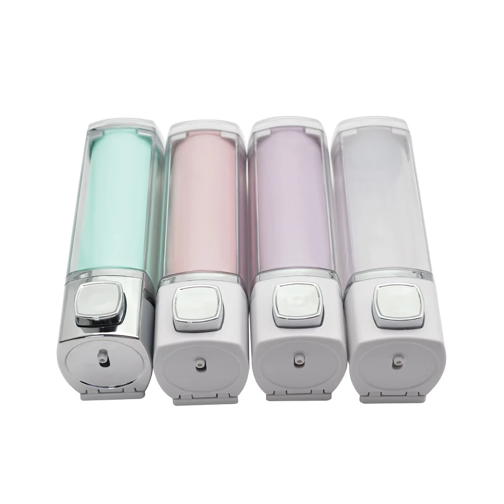 Красочный ABS Настенный емкость 280 мл/бутылка гель для душа шампунь жидкое мыло диспенсер для душевой ванной комнаты оборудование - Цвет: four colors