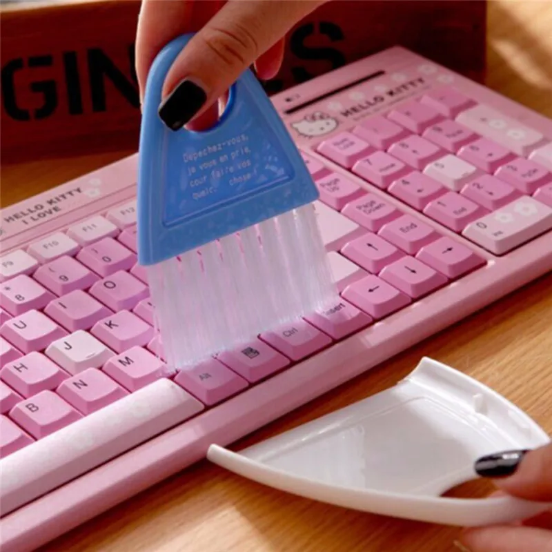 

Creative Household Table Cleaning Brush Mini Desktop Dust Broom Dustpan Computer Keyboard Dusting Brush
