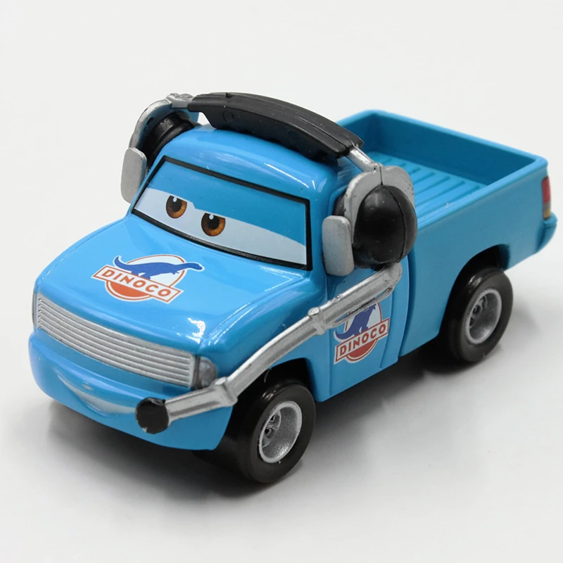 

Disney Pixar Cars Scarce Version Dinoco Pickup Diecast Metal Alloy Cute Toy Car For Children Gift 1:55 Loose Brand New In Stock