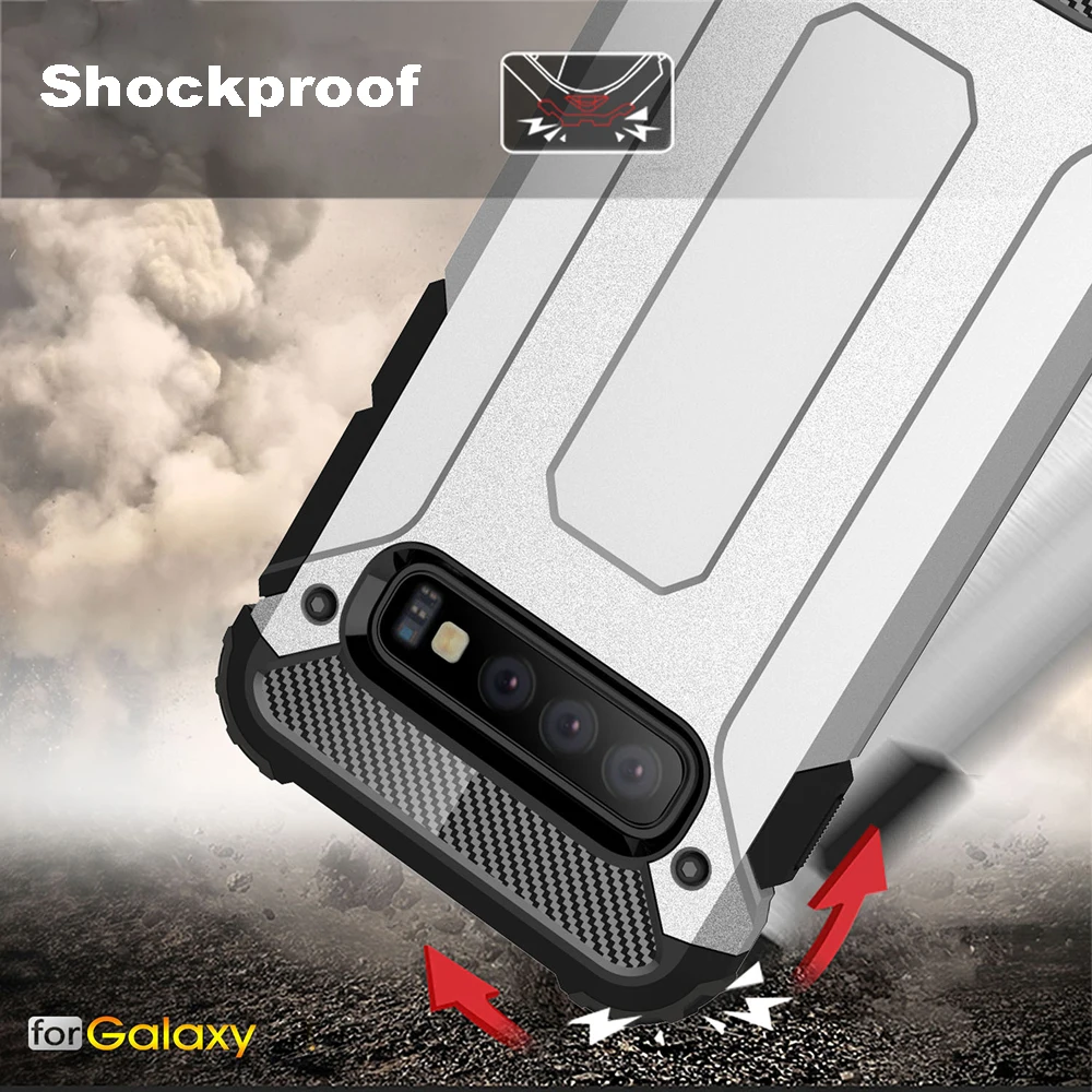 

Shockproof Case For Samsung Galaxy S10 S8 S9 Plus Anti-knock Silicone Case For Samsung S6 S7 Edge Note 4 5 8 9 Phone Case Cover