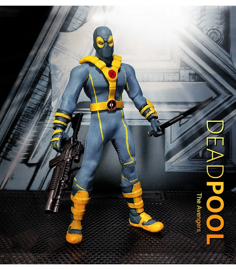 Mezco One: 12 Дэдпул Коллекционная Фигурка X-men Super Hero toy