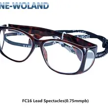 Повисло вокруг шеи, комплексное медицинское воздействие радиологическая защита 0,75 mmpb свинцовые очки рентгеновские защитные очки